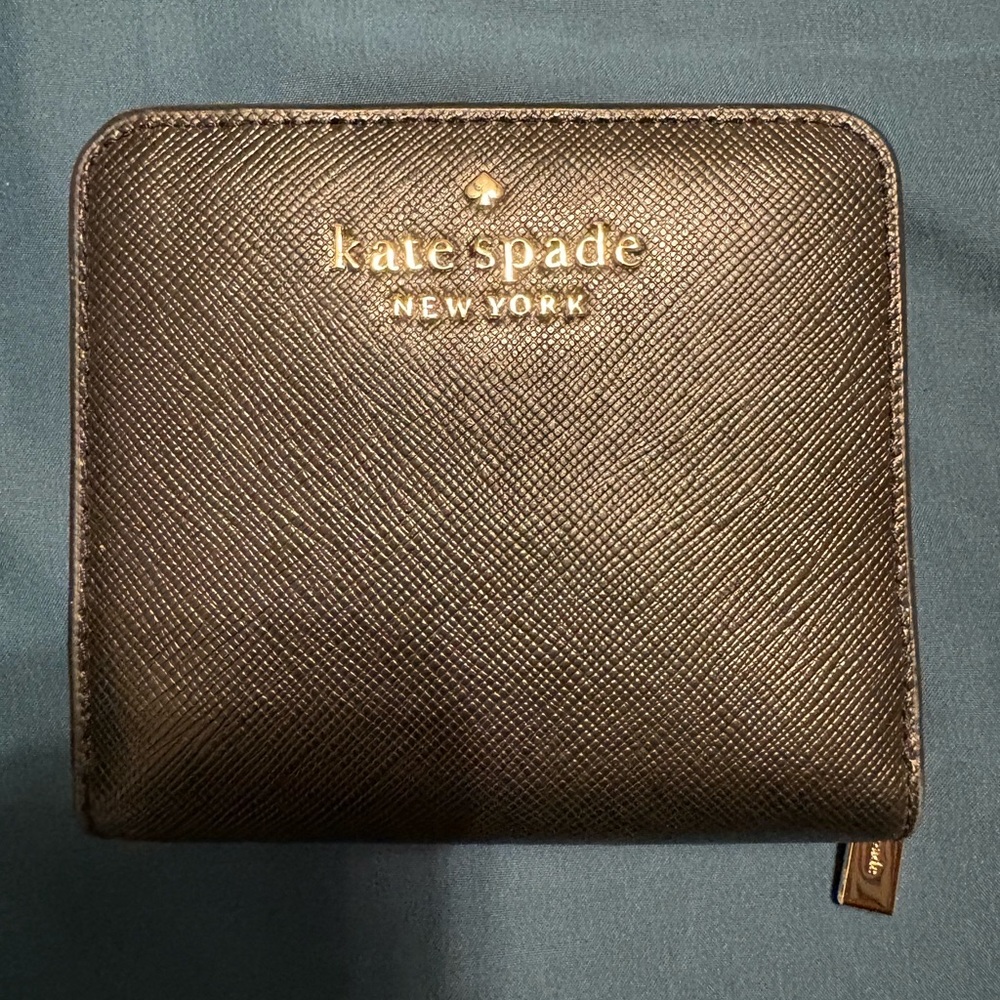 Kate Spade Black Textured Wallet